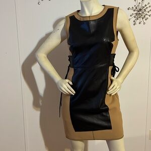 TRACY REESE 100% Lamb Leather Dress
